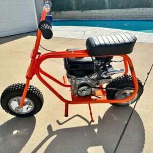 Orang colored Mini bike