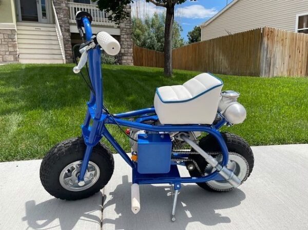 Blue Mini bike
